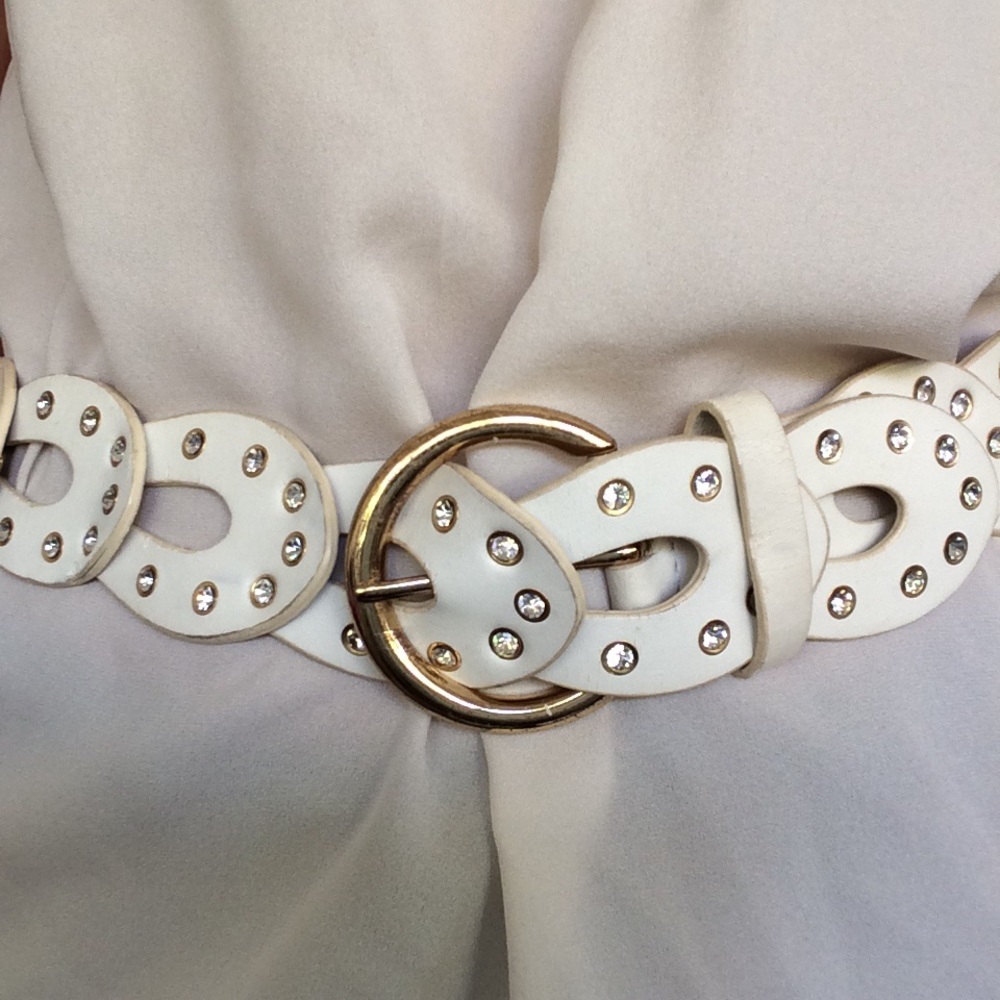 VINTAGE CRYSTAL BLING BELT SMALL
